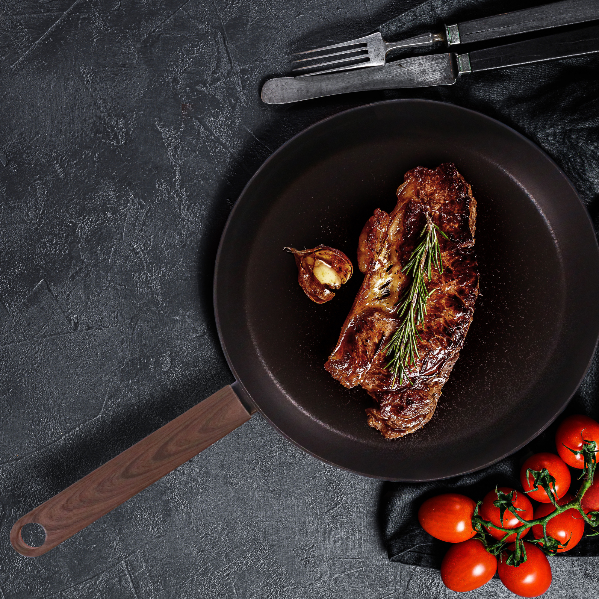 Brown Inoble Nonstick Frying Pan 28cm|11"