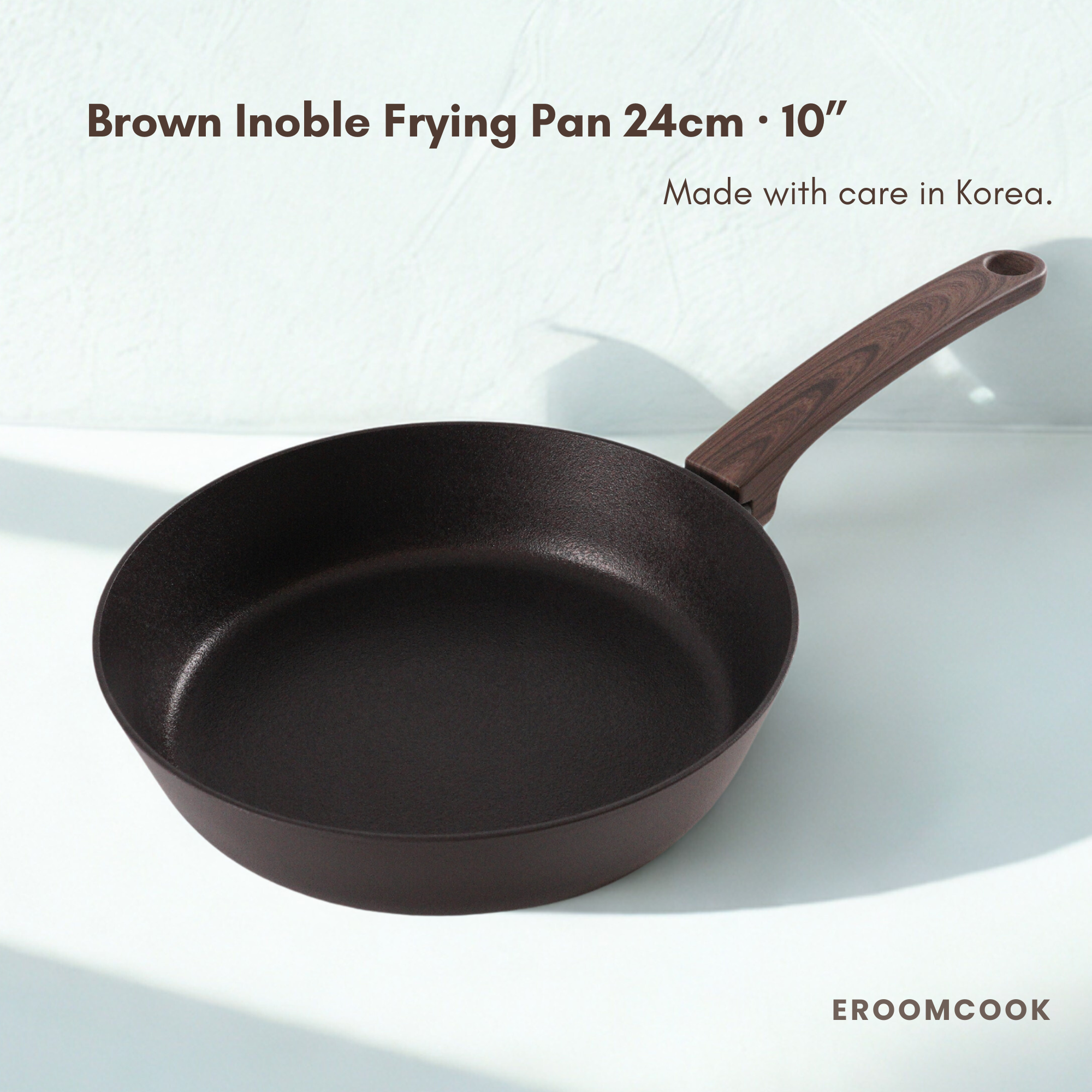 Brown Inoble 8"|10"|11" Frying Pan SET