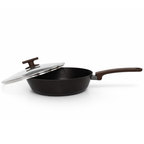 Brown Inoble 28cm|11"  Frying Pan & Wok Set (3pcs)