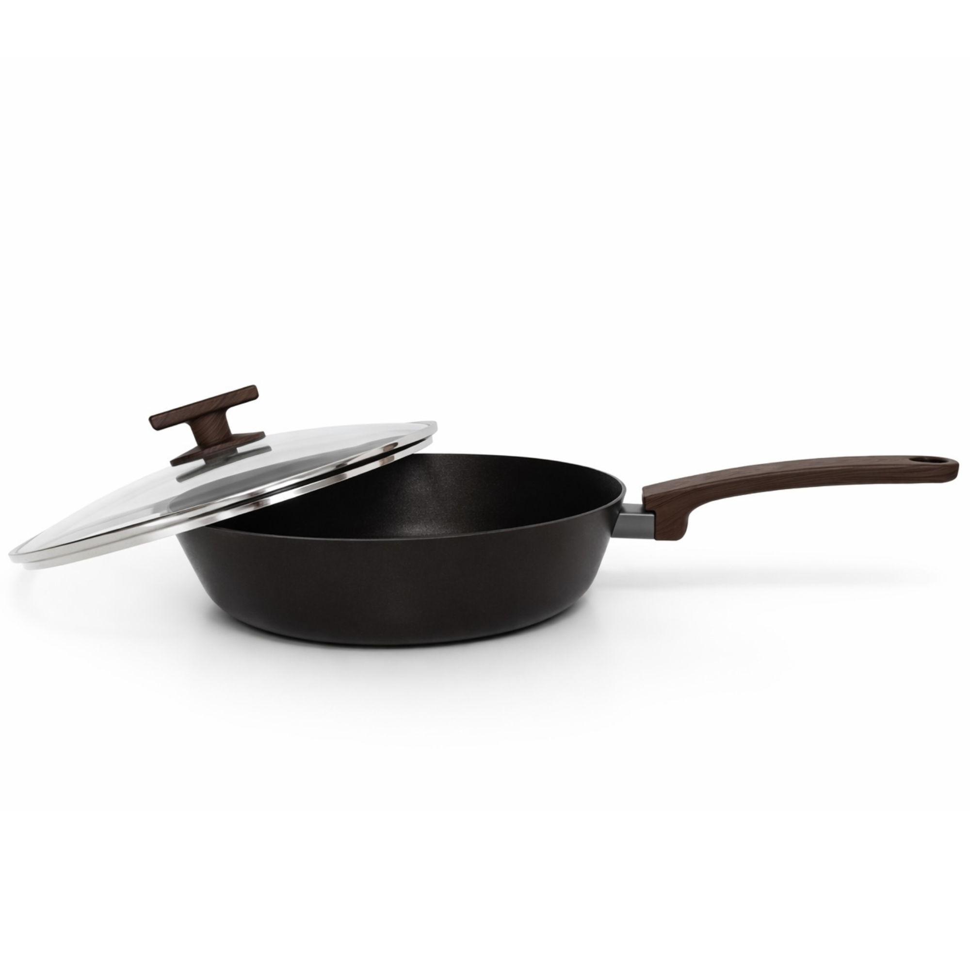 Brown Inoble 28cm|11"  Frying Pan & Wok Set (3pcs)